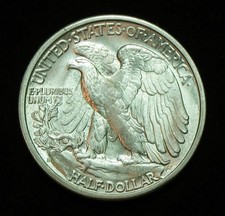 Moneta mezzo dollaro argento
