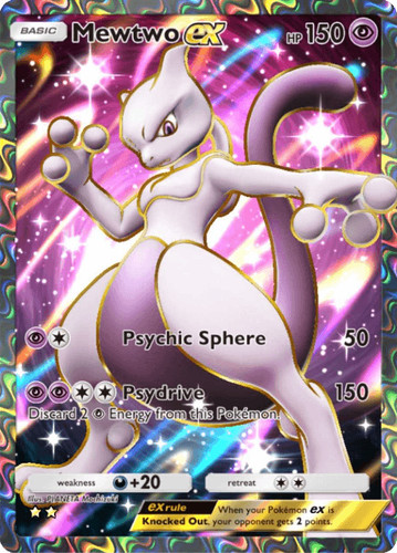 Mewtwo full art - art,