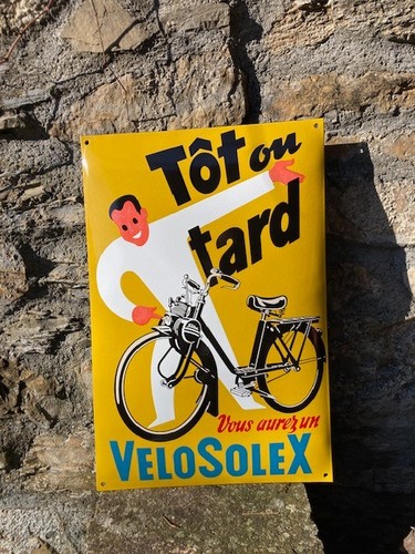Insegna smaltata velosolex - insegna,