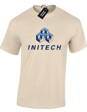 INITECH T-SHIRT UOMO DIVERTENTE RETRÒ UFFICIO FILM DESIGN SPAZIO TOP CLASSICO (COL)