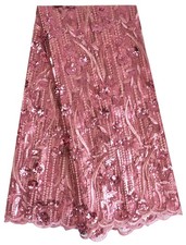 Tessuto Africano 3D Paillettes