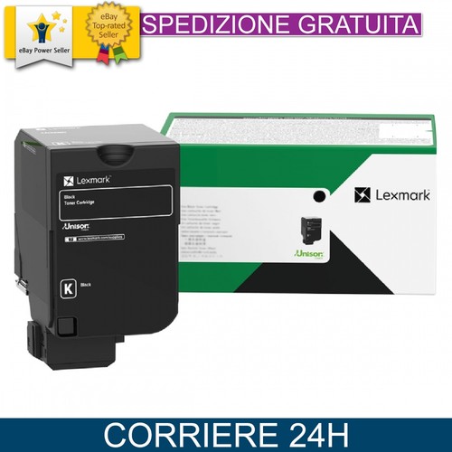 Lexmark toner 71c2hk0 nero - 71c2hk0,