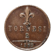 [NC] DUE SICILIE - FRANCESCO II - 2 TORNESE 1859 (nc663c)
