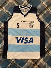 Maglia Basket Argentina Ginobili Jersey Uomo Topper NBA Usata Taglia M Visa