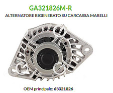ALTERNATORE ALFA ROMEO 147 1.9 JTD 63321826 FIAT PUNTO 1.9 JTD DAN501