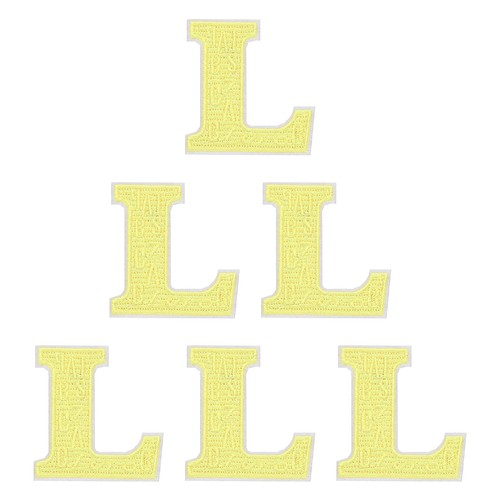 Pcs yellow gold initial - 6,