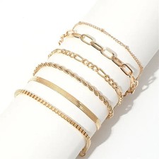 Set bracciale boho - , placcato