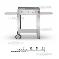 BARBECUE A GAS IN ACCIAIO INOX