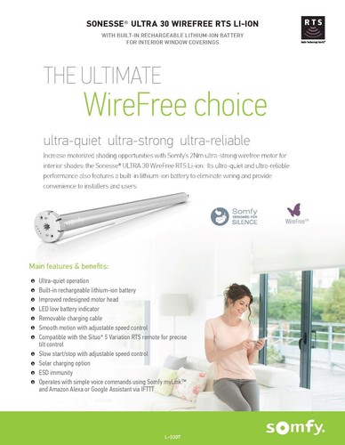 Somfy sonesse ultra motore - 30,