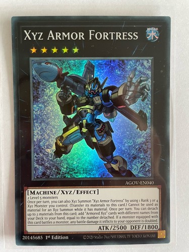 Carta xyz fortezza - carta, yu-gi-oh