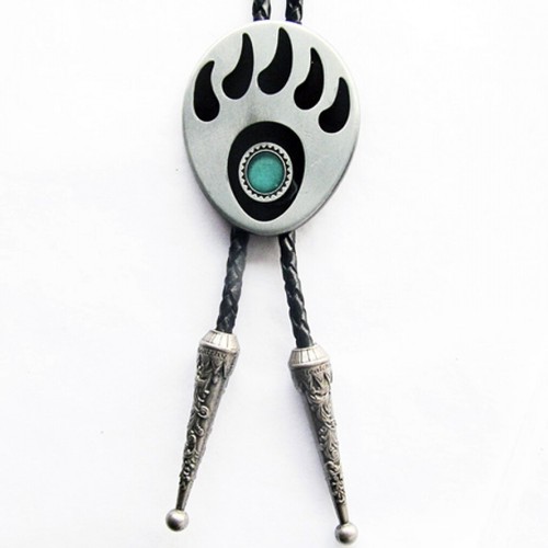 Cravatta con fibbia zampa - con,