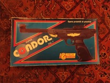 Pistola Giocattolo da Collezione Marca Condor Villa Giocattoli Scatole Anni 80