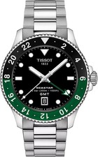 Orologio da uomo TISSOT Seastar 1000 Quartz GMT T120.852.11.051.00 nero mai u...