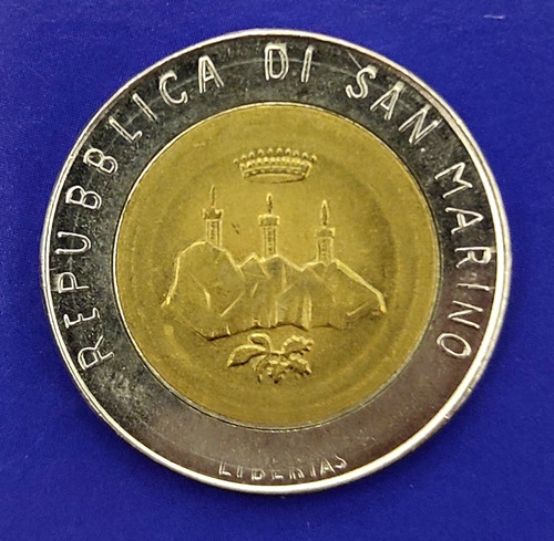 Moneta san marino 500 - 500, lire