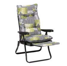 Cuscino rettangolare per sdraio con carrello