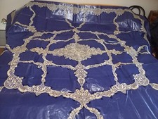 Coperta tombolo lavorazione cantù