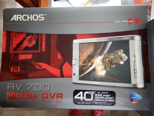 Archos av700 mobile dvr - dvr, 40