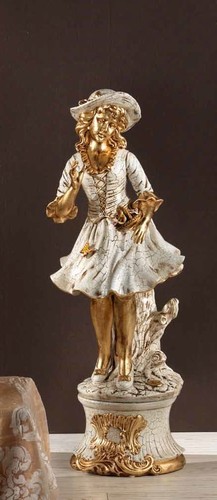 Statua benedetta con cestino - statua,