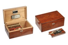 POSACENERE SCATOLA UMIDIFICATA PORTASICARI HUMIDOR FOR 125 CIGAR LUBINSKI Q46044