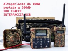 Richiamo elettronico per uccelli anatre quaglie con telecomando timer caccia 