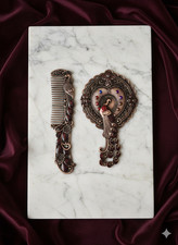 Vintage Mirror and Comb Set -