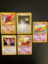 Lotto 10 Carte Pokemon - Set Team Rocket - Tutte Prima Edizione