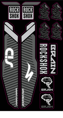 Mtb adesivi forcella rockshox - mtb,