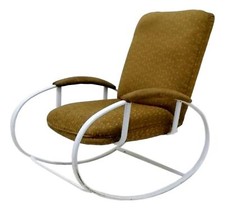 sedia a dondolo anni 70 design renato zevi rocking chair vintage