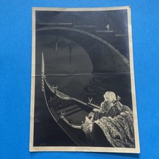 CARTOLINA DISEGNO  IN BIANCO E