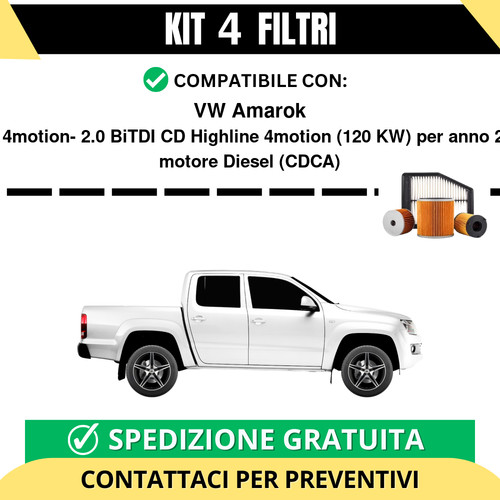 Kit filtri tagliando per - tagliando, vw