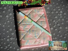 😍 NAJ OLEARI VINTAGE 1990 Portafoglio cotone trapuntato + Penna JOLLYNA JOLLINA