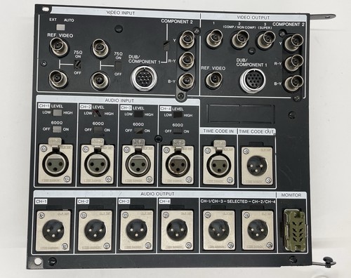 Pannello broadcast audio - i/o,