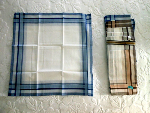 Fazzoletti 100 cotone blu - 12,