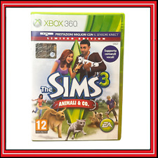 The Sims 3 Animali & CO per XBOX 360 Kinect Gioco in Italiano Usato COMPLETO