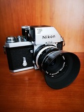 Nikon F Photomic + 50mm f2 + paraluce metallo originale