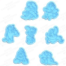 Formina tagliabiscotti Biancaneve e i sette nani set cutter pasta di zucchero