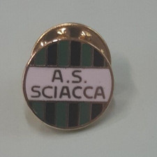 Distintivo calcio ⚽ SCIACCA  ⚽ spilla MARCHIATA AGRIGENTO pin SICILIA  anni '90