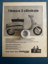 Rara Pubblicita’ LAMBRETTA Innocenti 125/150/200 dl del 1970