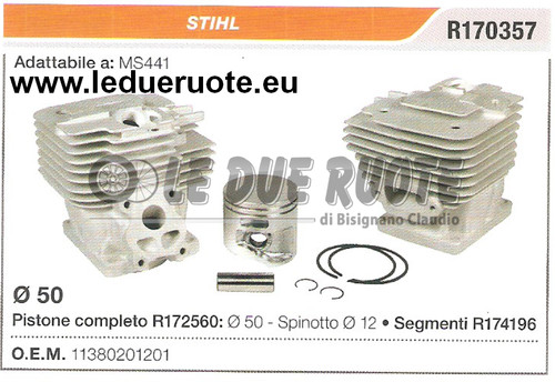 11380201201 kit cilindro - 11380201201, e