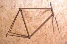 NOS telaio bici da corsa anni 80 90 57x56 acciaio a congiunzioni