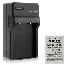 Batterie EN-EL5 ENEL5 + Caricatore per Nikon Coolpix P100, P500, P510, P520