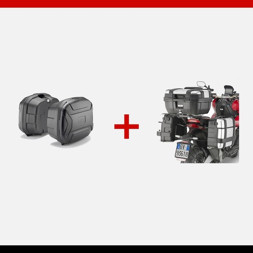 Kit givi trk35bbpack2 valigie - kit,