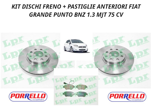 Kit dischi freno anteriore - freno,