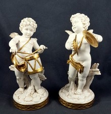 antica statuina 2 porcellana