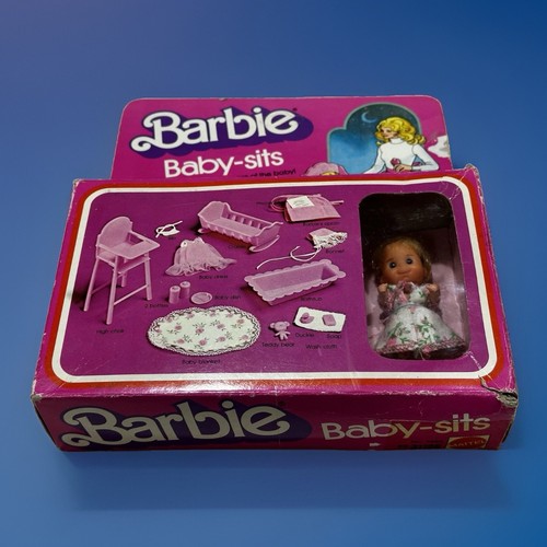 Barbie baby sits - barbie, doll
