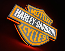 Insegna targa luminosa Harley - Davidson lighted sign Harley-Davidson Led