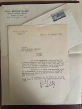 Lettera firmata da Achille Lauro