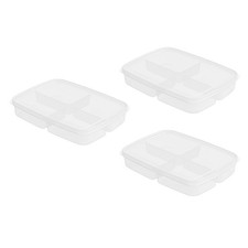  3pcs frigorifero fresco contenitore contenitore di stoccaggio alimentare
