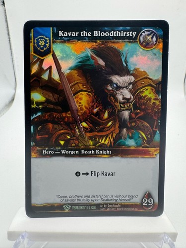 World warcraft tcg twilight - world, of