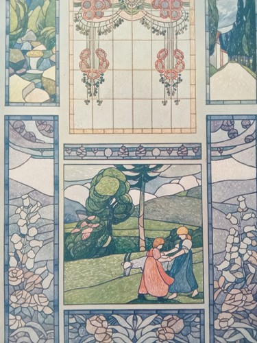 Stampa art nouveau paesaggio - nouveau,